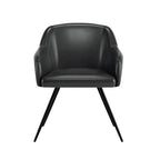 Aesthetic Black Velvet Accent Armchair DECORMANTRA