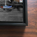 Beautiful Lake View Scenery Wall Painting of 2 Pieces Floating Frame - Decor Mantra 