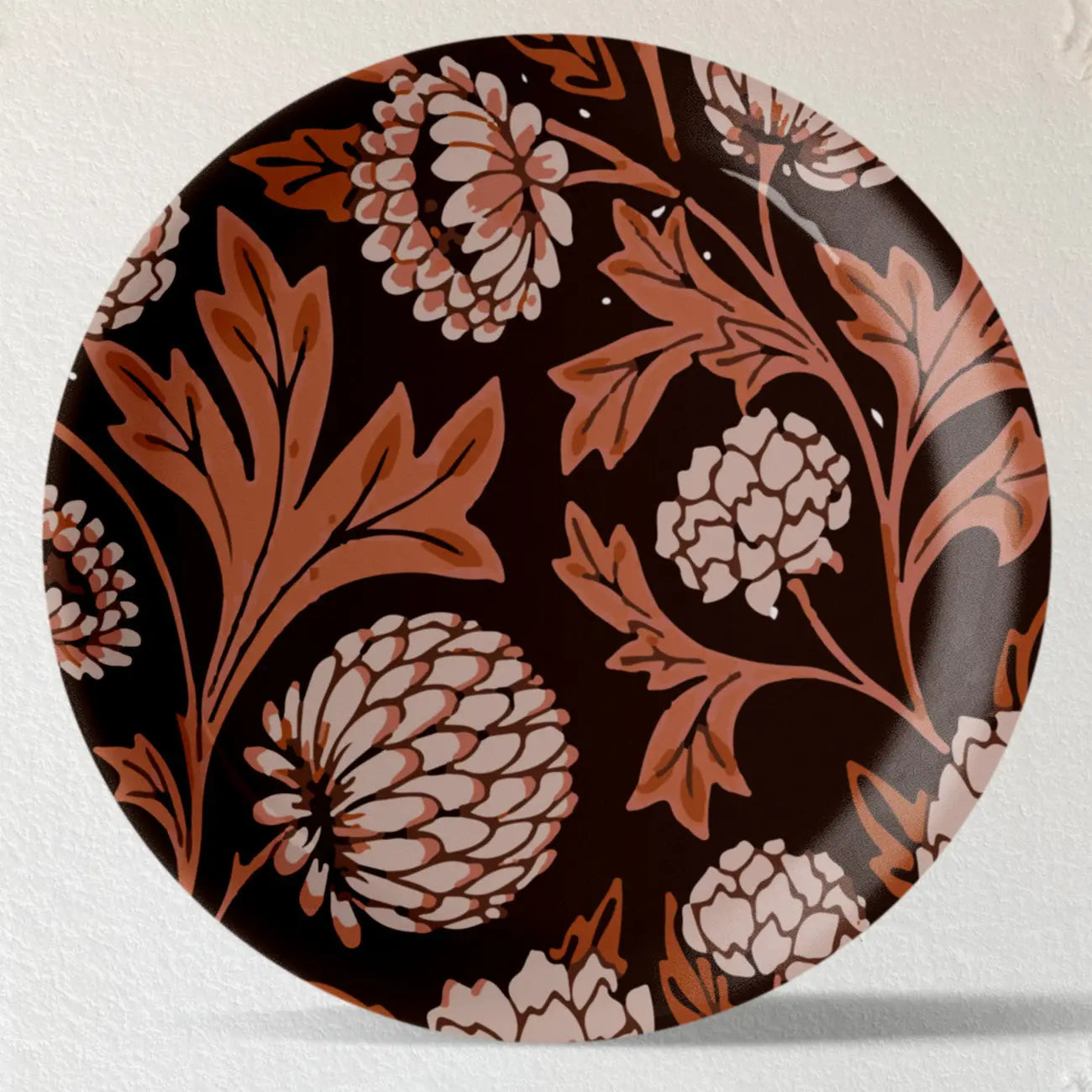 Contemporary Print Wall Plates Set of 4 - Harshita Craft