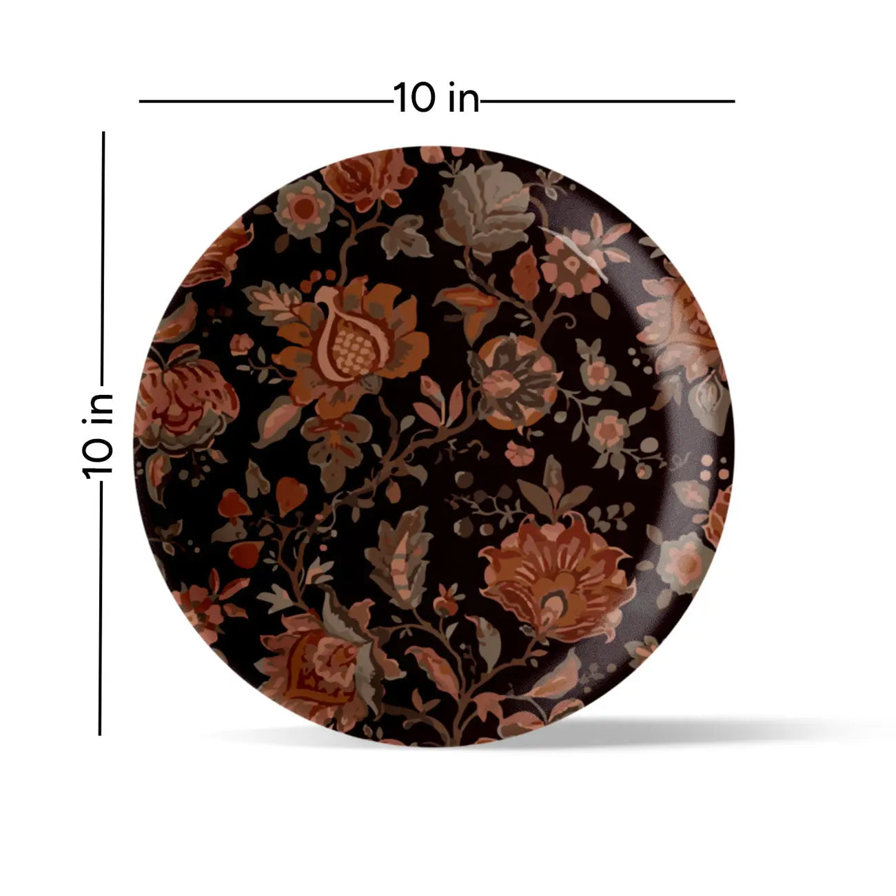 Contemporary Print Wall Plates Set of 4 - Harshita Craft