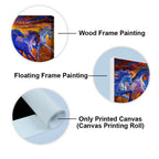 Seven Horses Running Canvas Wall Painting - Decor Mantra 