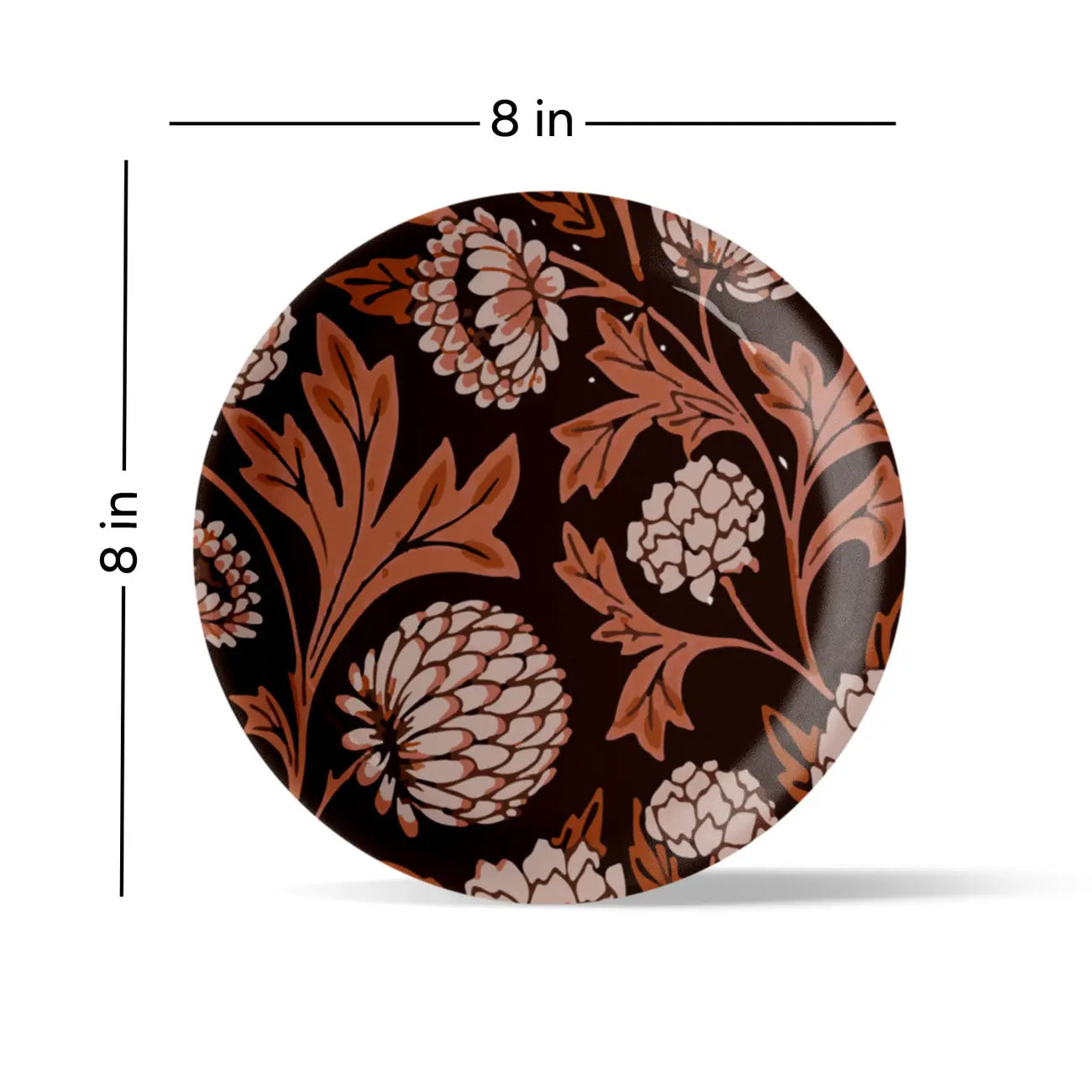 Contemporary Print Wall Plates Set of 4 - Harshita Craft