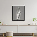 Girl Face Metal Wall Art - Decor Mantra 