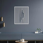 Girl Face Metal Wall Art - Decor Mantra 