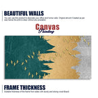 Golden Birds Flying Luxurious Art Premium Wall Painting Decor Mantra