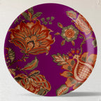 Ethnic Floral Wall Plates Sets of 4 - Harshita Craft