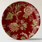 Ethnic Floral Wall Plates Sets of 4 - Harshita Craft