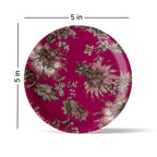Ethnic Floral Wall Plates Sets of 4 - Harshita Craft