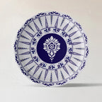 Elegant Blue Pottery Art for Every Space Wall Plate - Harshita Craft