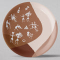 Modern Warli Tradition Wall Plate - Harshita Craft
