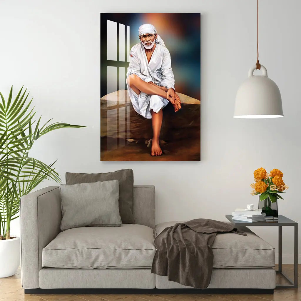 Shirdi Sai Acrylic Wall Art DECORMANTRA