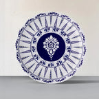 Elegant Blue Pottery Art for Every Space Wall Plate - Harshita Craft
