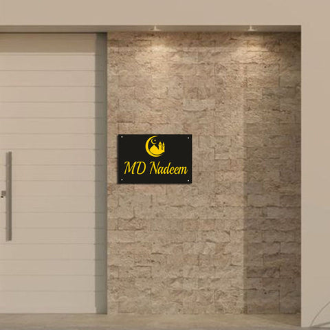 Transparent Acrylic Name Plate for Corporate & Personal Use