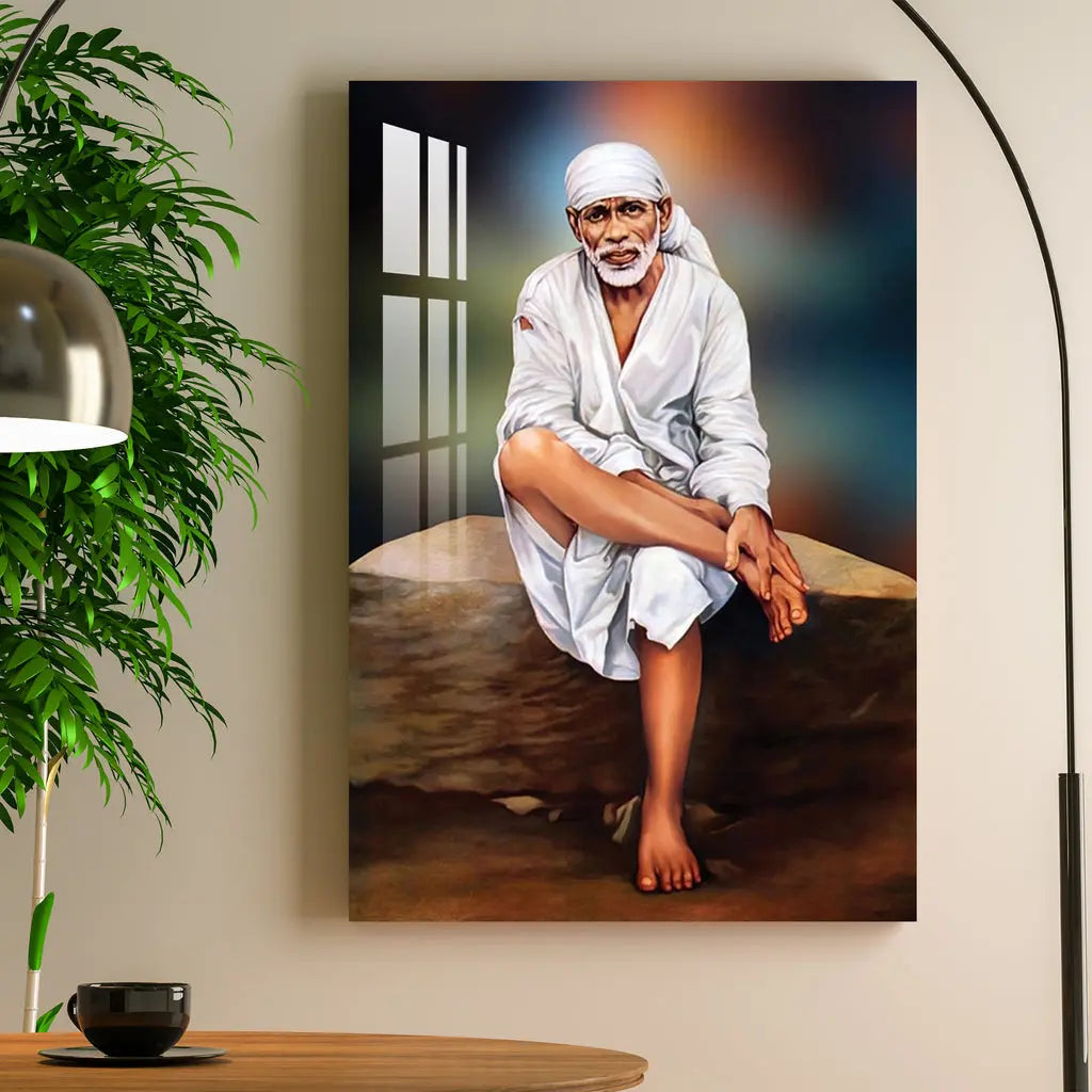 Shirdi Sai Acrylic Wall Art DECORMANTRA