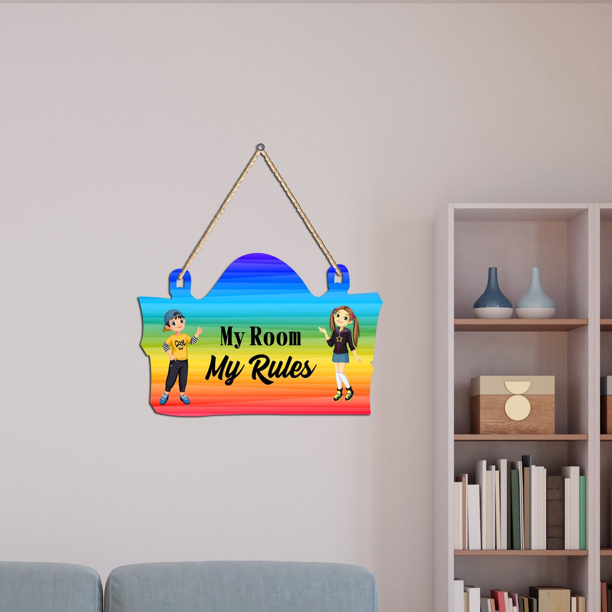 Kids Room Quote Wall Hanger for Home|Office|Living Room|Gift, Wall Decoration