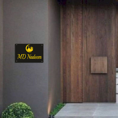 Transparent Acrylic Name Plate for Corporate & Personal Use