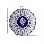 Elegant Blue Pottery Art for Every Space Wall Plate - Harshita Craft