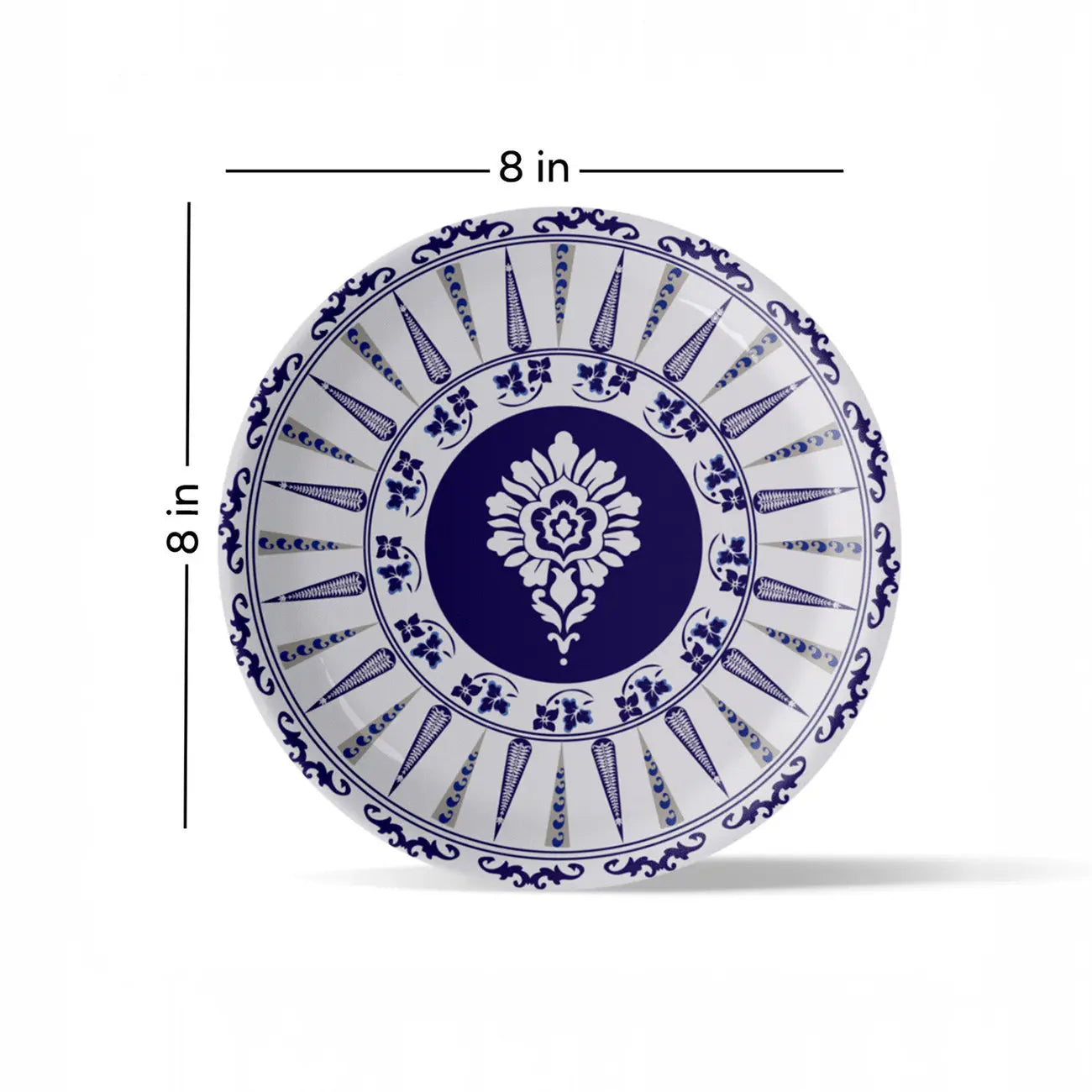 Elegant Blue Pottery Art for Every Space Wall Plate - Harshita Craft