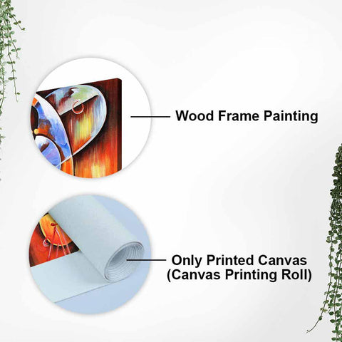 Lord Ganesha Abstract Art Beautiful Wall Painting - Decor Mantra 