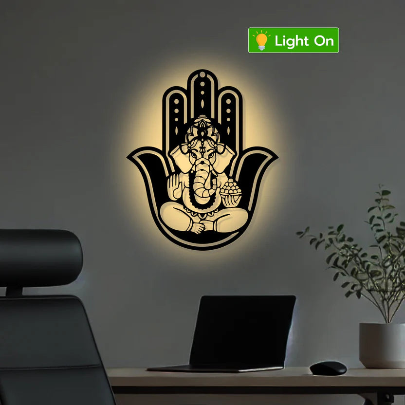 Ganesha Metal Wall Art