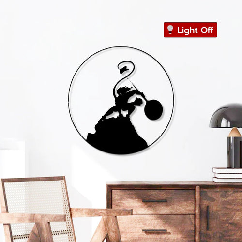 Bajrangi Hanuman Metal Wall Art