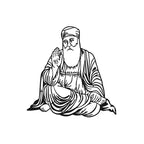 Guru Nanak Ji Metal Wall Art