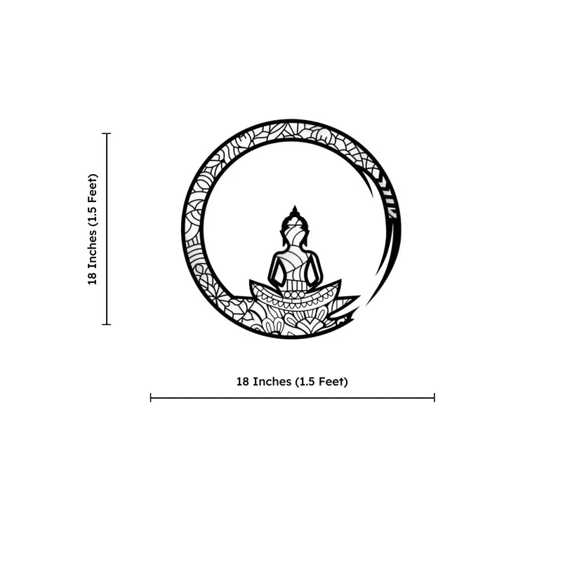Buddha Zen Metal Wall Art 