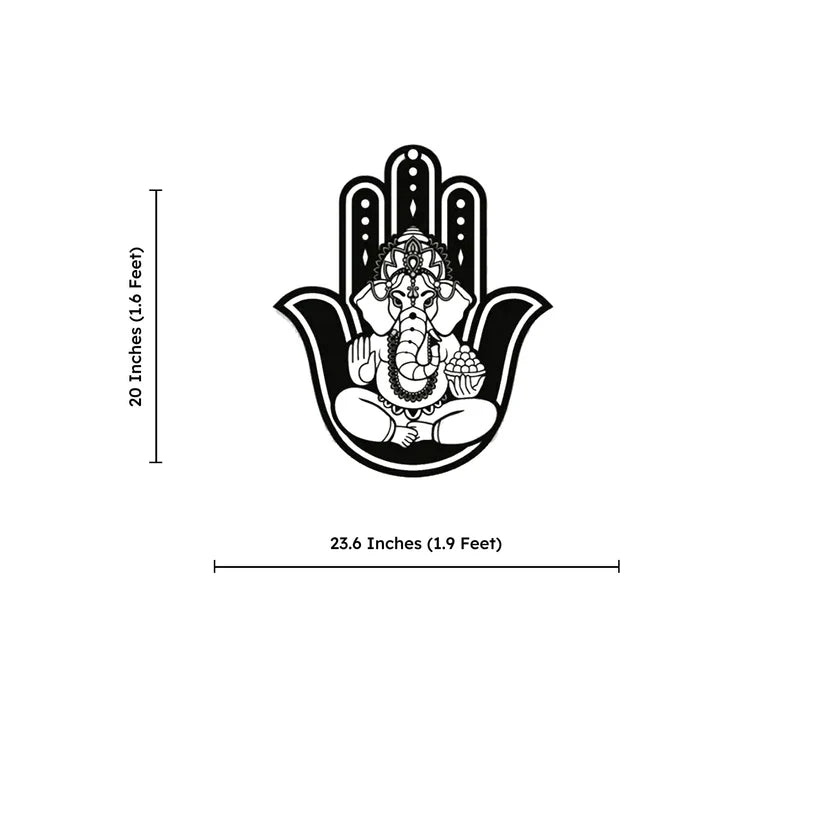 Ganesha Metal Wall Art