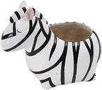 Zebra Shape Resin Planter Pot
