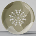 Modern Warli Art Wall Plate - Harshita Craft