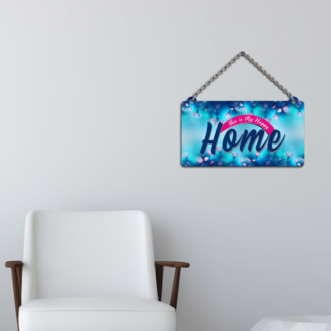 Happy House Quote Decorative Wooden Wall Hanging For House