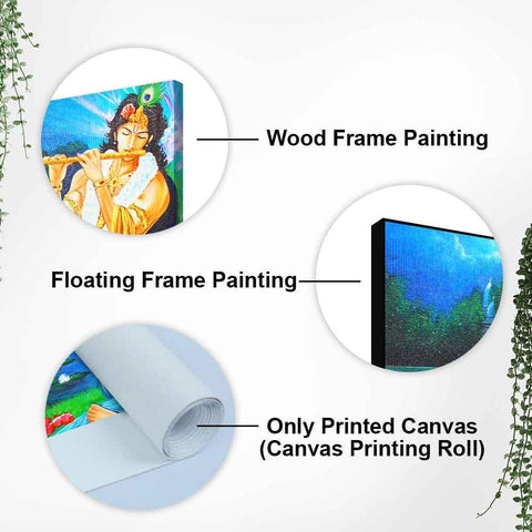 Radha Krishna Painting Canvas Big Wall Painting Wall Art - Decor Mantra 