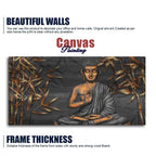Lord Buddha Sitting Canvas Wall Painting - Decor Mantra 