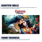 Divine Luster Painting of Radha Krishna Canvas Wall Painting - Harshita Craft