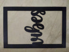 Wood Wall Hanging Good Vibes Only - Decor Mantra 