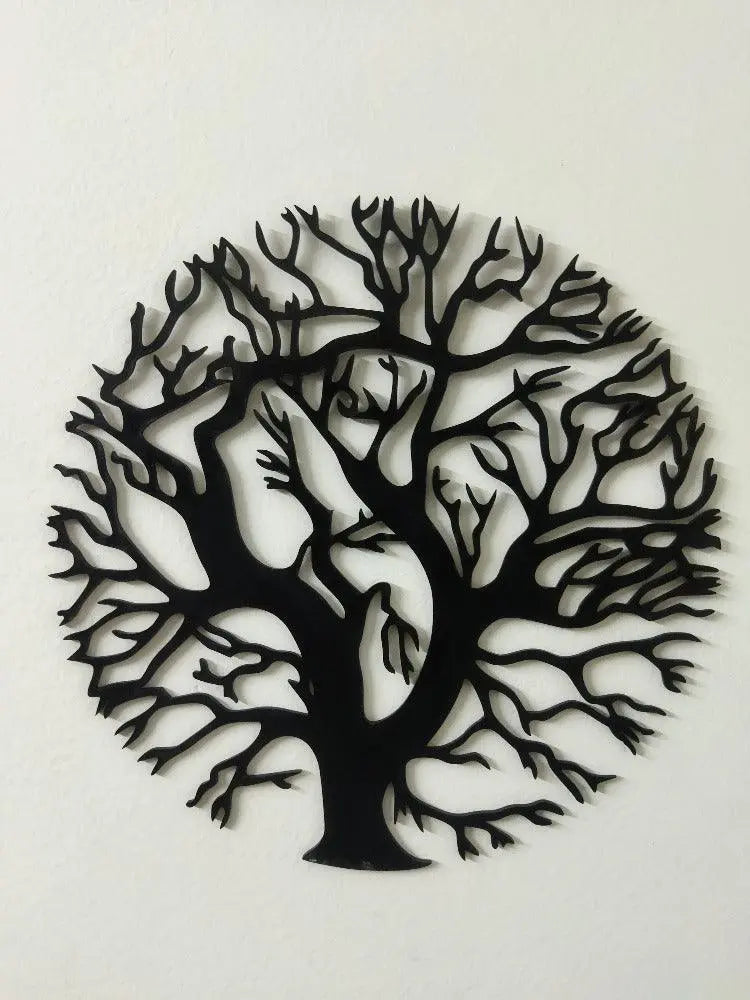 Antique Wooden Tree Plaque Ready To Hang Cutout - Decor Mantra 