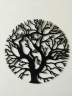 Antique Wooden Tree Plaque Ready To Hang Cutout - Decor Mantra 