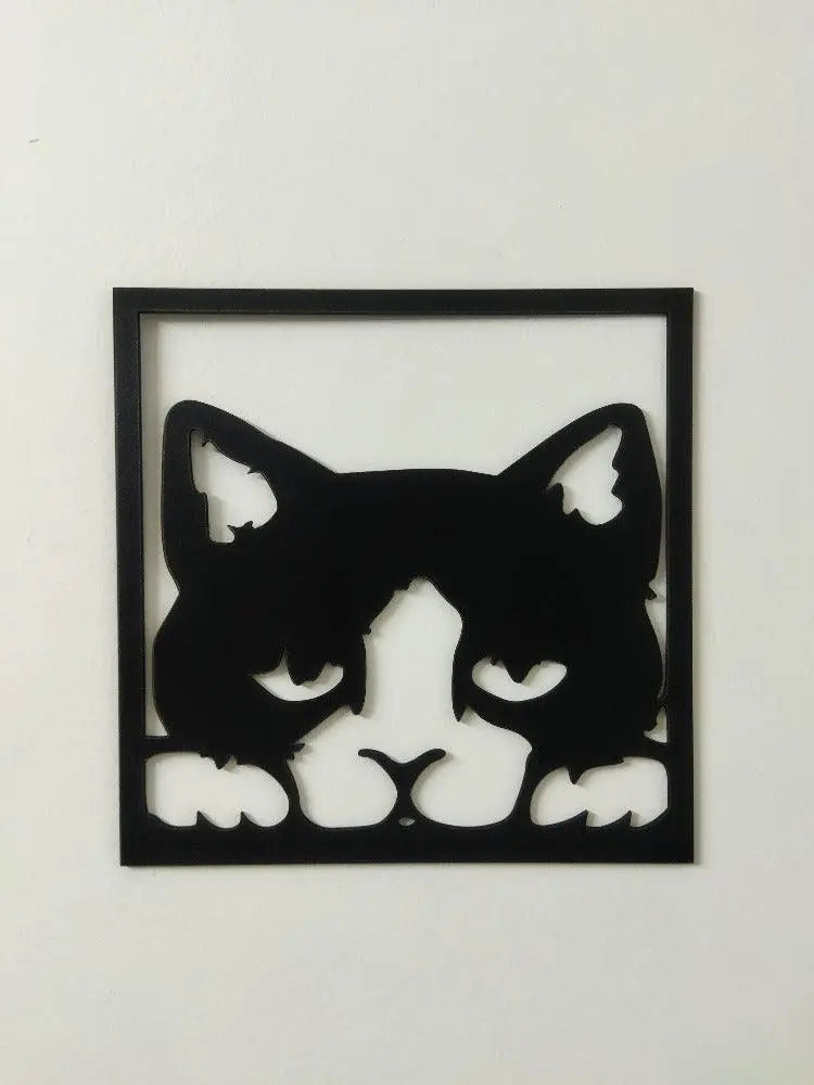 Three Cats MDF Wooden Cutout - Decor Mantra 