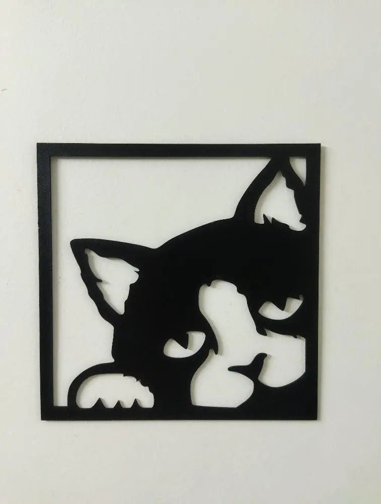 Three Cats MDF Wooden Cutout - Decor Mantra 