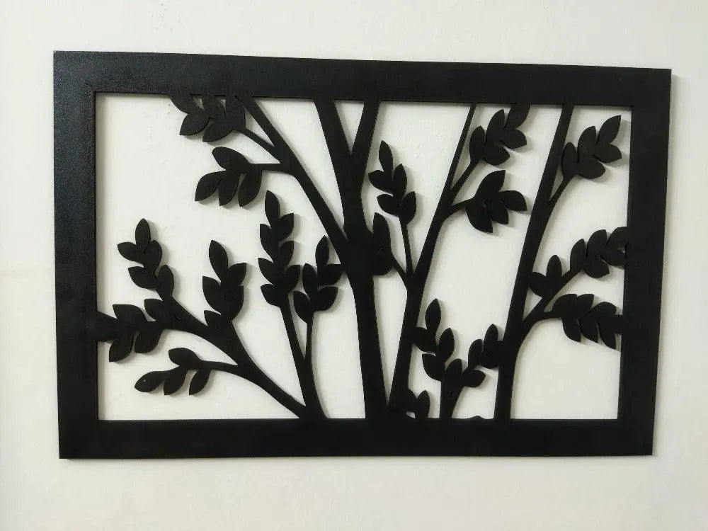 Antique Wooden Tree Plaque Ready To Hang Cutout - Decor Mantra 