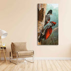 Ivory Billed Woodpecker Canvas Wall Painting For Hall DECORMANTRA
