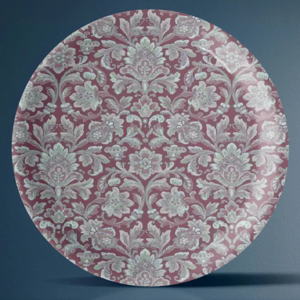 Ethnic Floral Wall Plate Set of 4 - Harshita Craft