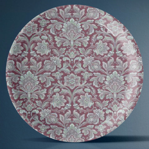 Ethnic Floral Wall Plate Set of 4