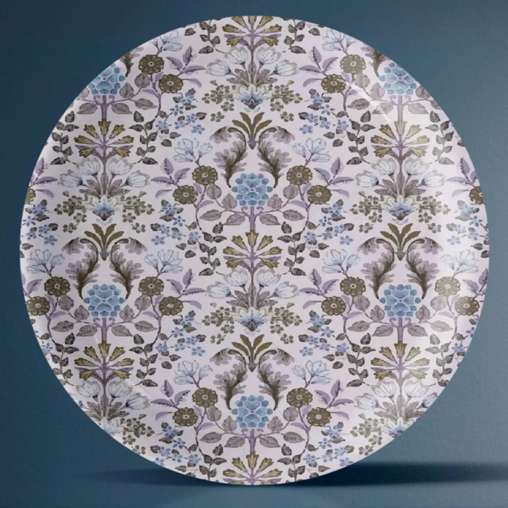 Ethnic Floral Wall Plate Set of 4 - Harshita Craft