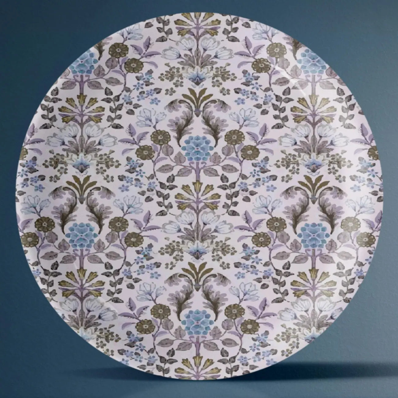 Ethnic Floral Wall Plate Set of 4 - Harshita Craft