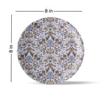 Ethnic Floral Wall Plate Set of 4 - Harshita Craft