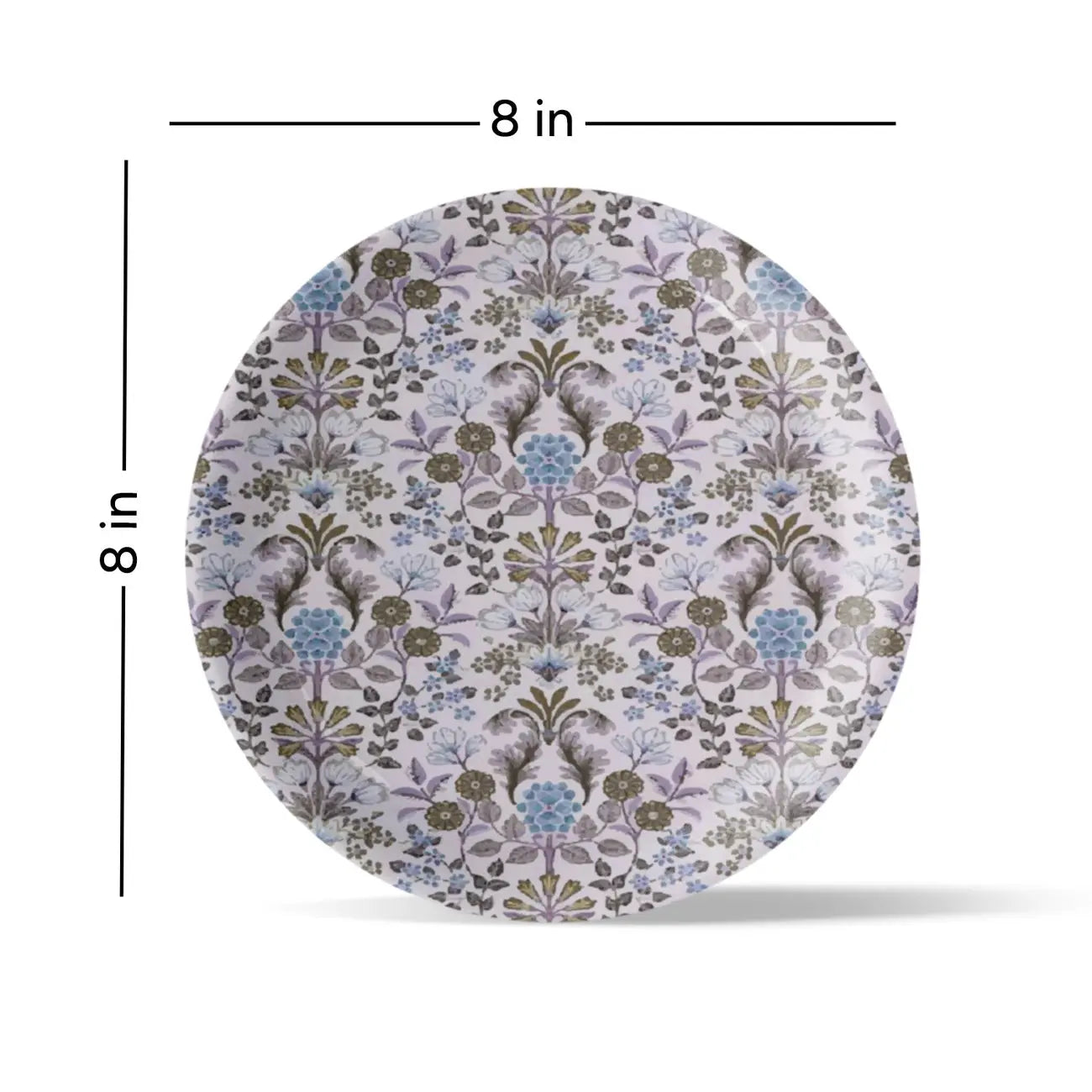 Ethnic Floral Wall Plate Set of 4 - Harshita Craft