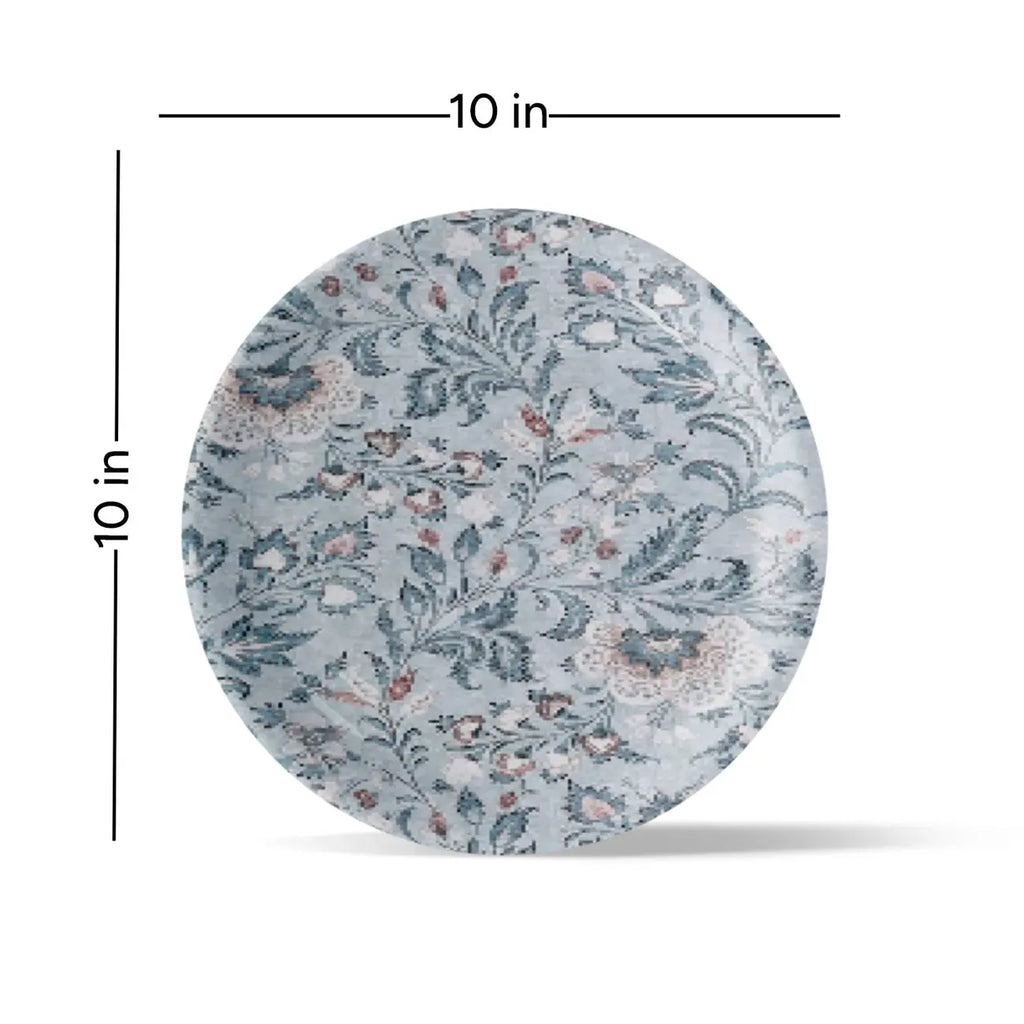 Ethnic Floral Wall Plate Set of 4 - Harshita Craft