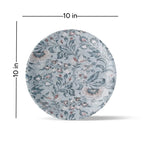 Ethnic Floral Wall Plate Set of 4 - Harshita Craft