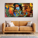 Classic Lord Krishna Premium Wall Painting - Decor Mantra 